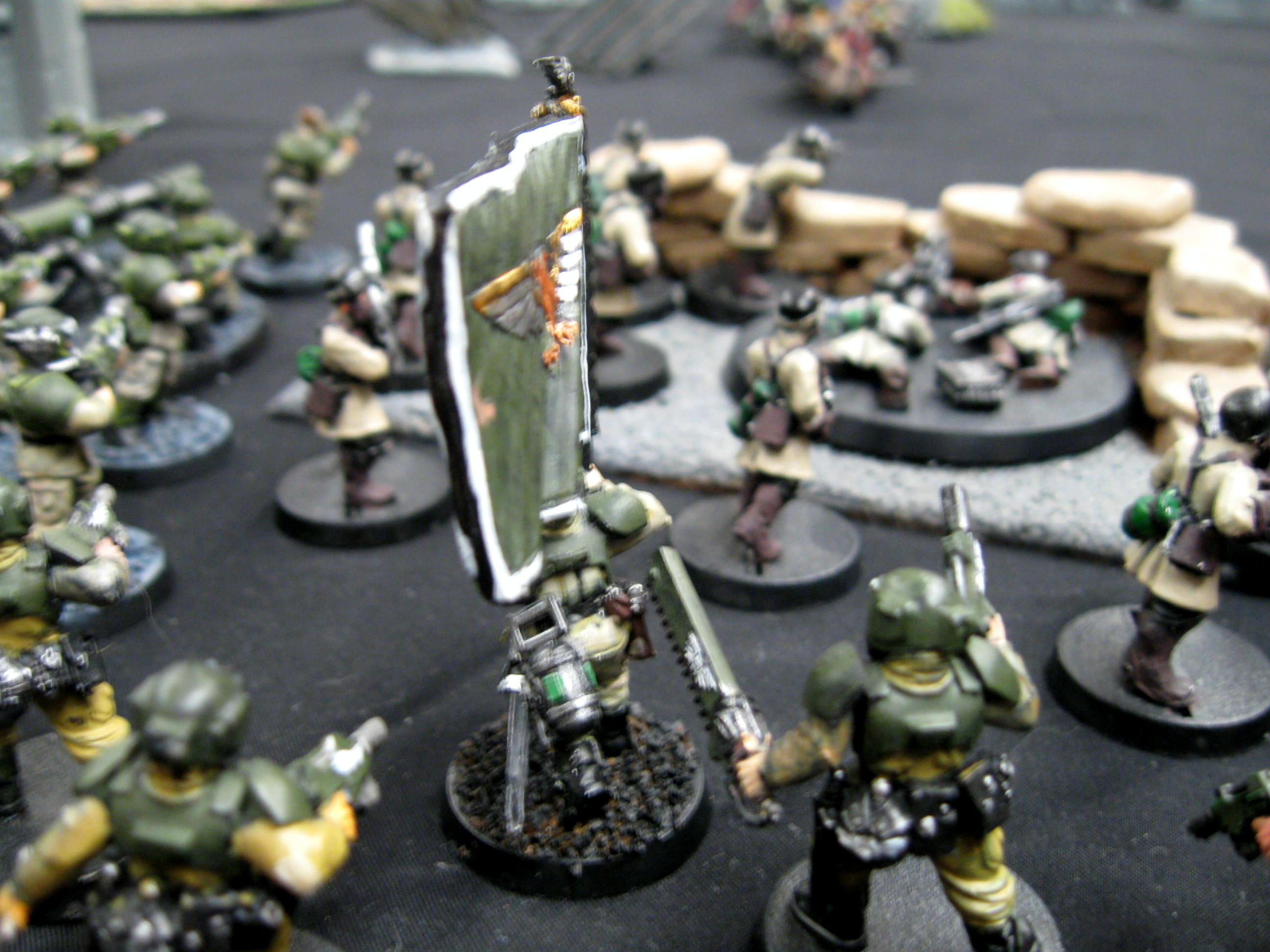 Battle Report, Imperial Guard, Orks, Warhammer 40,000 The Flag